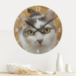 Horloge Ronde Photo personnalisée<br><div class="desc">Upload a photo, and easily create your personalized photo wall clock. You can TRANSFER this DESIGN on other Zazzle products and adjust it to fit most of the Zazzle items. Standard Studio designs are made in high-resolution vector graphics for a professional print. Thank you for choosing our designs and stop...</div>