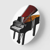 Horloge Ronde piano (Angle)