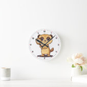 Horloge Ronde PickleScout Pickleball  (Maison)