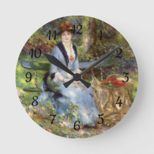 Horloge Ronde Pierre-Auguste Renoir - Dans les Roses