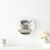 Horloge Ronde Pierre de yogo zen (Maison)