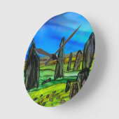 Horloge Ronde Pierres fixes de Callanish (Angle)