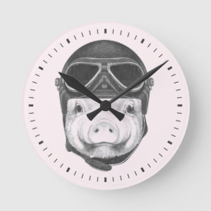 Horloge Ronde Pig Daredevil
