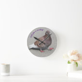 Horloge Ronde Pigeon clock (Maison)