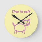 Horloge Ronde Piggy (Recto)