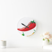 Horloge Ronde Piment (Maison)