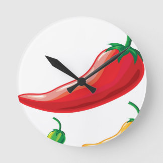 Horloge Ronde Piment
