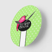 Horloge Ronde Piment (Angle)