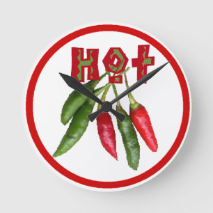 Horloge Ronde Piment fort