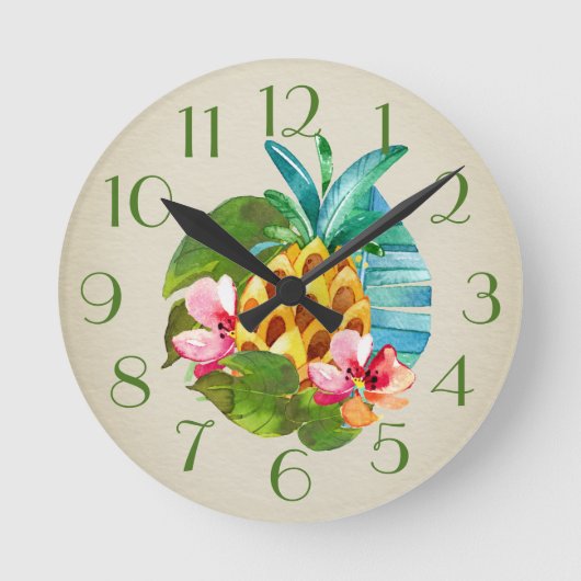 Horloge Ronde Pineapple (Recto)
