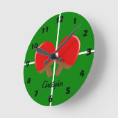 Horloge Ronde Ping Pong (Angle)
