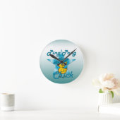 Horloge Ronde Ping Pong Chick #7 (Maison)