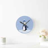 Horloge Ronde Pingouin (Maison)