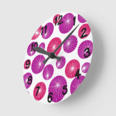 Horloge Ronde Pingouins (Angle)