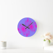 Horloge Ronde Pink Sneeze Fractal Wall Clock (Maison)