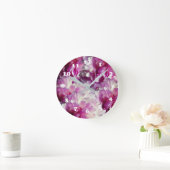 Horloge Ronde PinkPeonies (Maison)