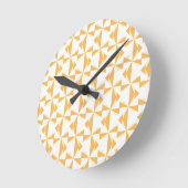Horloge Ronde Pinwheels (Angle)