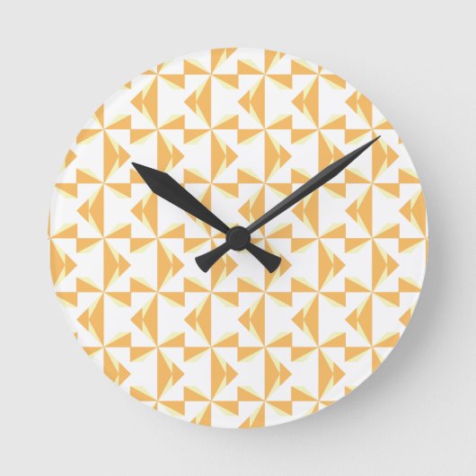 Horloge Ronde Pinwheels (Recto)