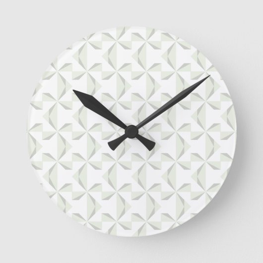 Horloge Ronde Pinwheels de Silver (Recto)