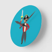 Horloge Ronde Pirate (Angle)