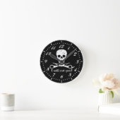 Horloge Ronde Pirate_Distressed_White (Maison)