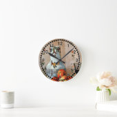 Horloge Ronde Pissarro : Silence Life with Apples and Pitcher (Maison)