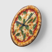 Horloge Ronde Pizza (Angle)