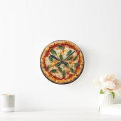 Horloge Ronde Pizza (Maison)