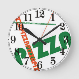 Horloge Ronde Pizza