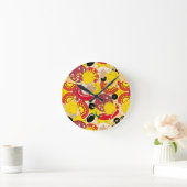 Horloge Ronde Pizza (Maison)