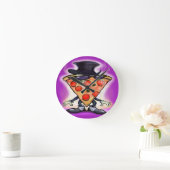 Horloge Ronde Pizza classique (Maison)