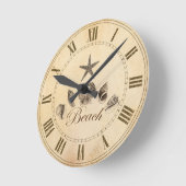 Horloge Ronde Plage (Angle)