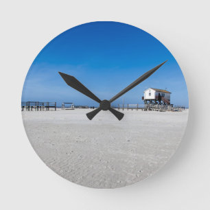 Horloge Ronde Plage de la mer du Nord, Sankt Peter Ording