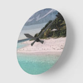 Horloge Ronde Plage, Paradis, Île (Angle)