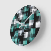 Horloge Ronde Plaid (Angle)