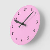 Horloge Ronde Plain (Angle)