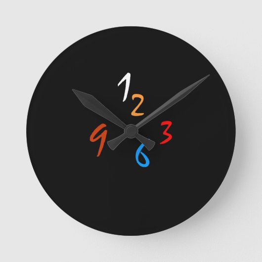 Horloge Ronde Plain Original Fun >Minimum wall Clock (Recto)