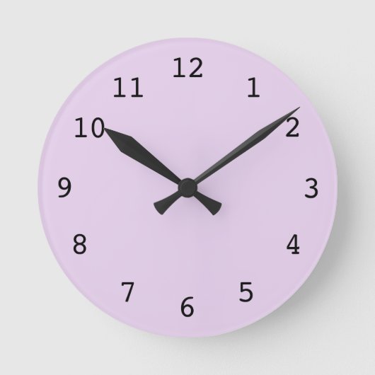 Horloge Ronde Plain purple (Recto)