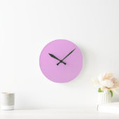 Horloge Ronde Plain Shade Pink : Write on or add image (Maison)