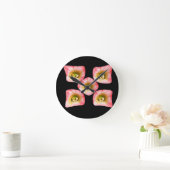 Horloge Ronde Plaisir floral (Maison)