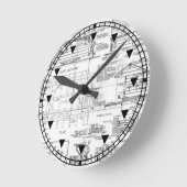 Horloge Ronde Plan directeur (Angle)