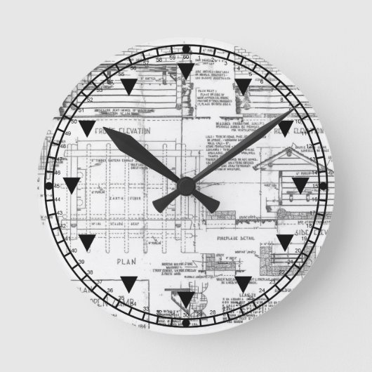 Horloge Ronde Plan directeur (Recto)