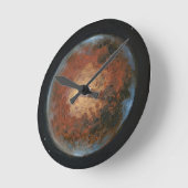 Horloge Ronde Planète Mars (Angle)