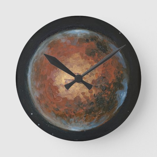 Horloge Ronde Planète Mars (Recto)