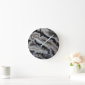 Horloge Ronde Plaque mixte de jasper Agate (Maison)