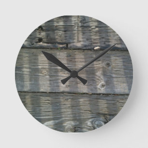 Horloge Ronde Plaques d'ombre Cuisine du pont de bois