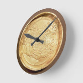 Horloge Ronde Plat (or) (Angle)