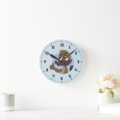 Horloge Ronde Platypus donnant des pouces dessin animé 24 heures (Maison)