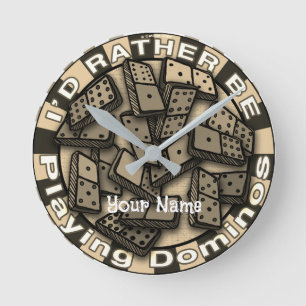 Horloge Ronde Plutôt jouer à l'horloge Domino