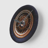 Horloge Ronde Pneus Rousty (Angle)